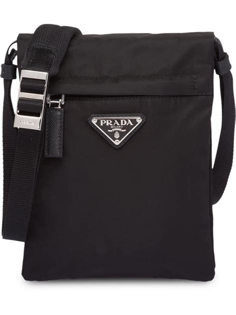 prada jersey black mens bag